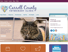 Tablet Screenshot of carrollcovet.com